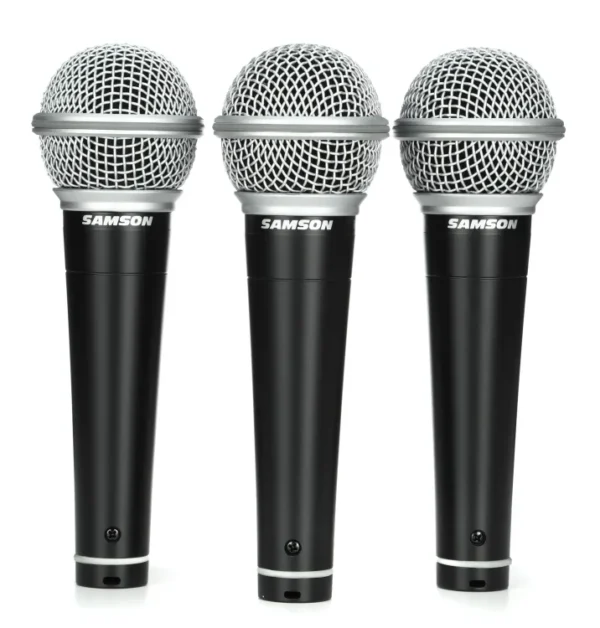 Samson R21 Cardioid Dynamic Vocal Microphone - 3-pack