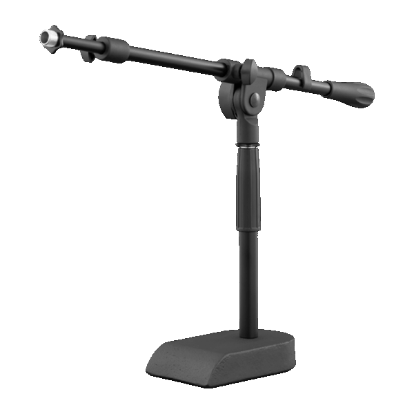 Heavy duty pedestal base mic stand